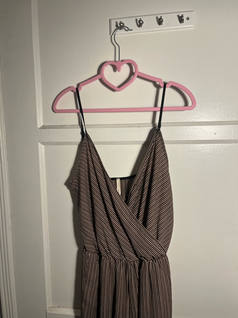 Sage the Label. Striped Brown and Black Jumpsuit S